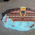 DHL China Pavement Art thumb