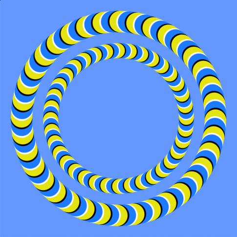 Optical Illusions - Spinning Spiral Circle